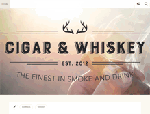 Tablet Screenshot of cigarandwhiskey.com